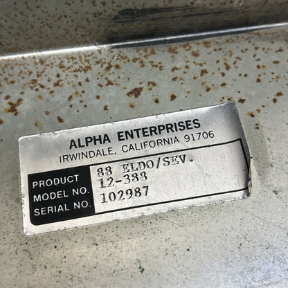 1988-1991 Cadillac Eldorado Seville Alpha Enterprises Upper Hood cap only