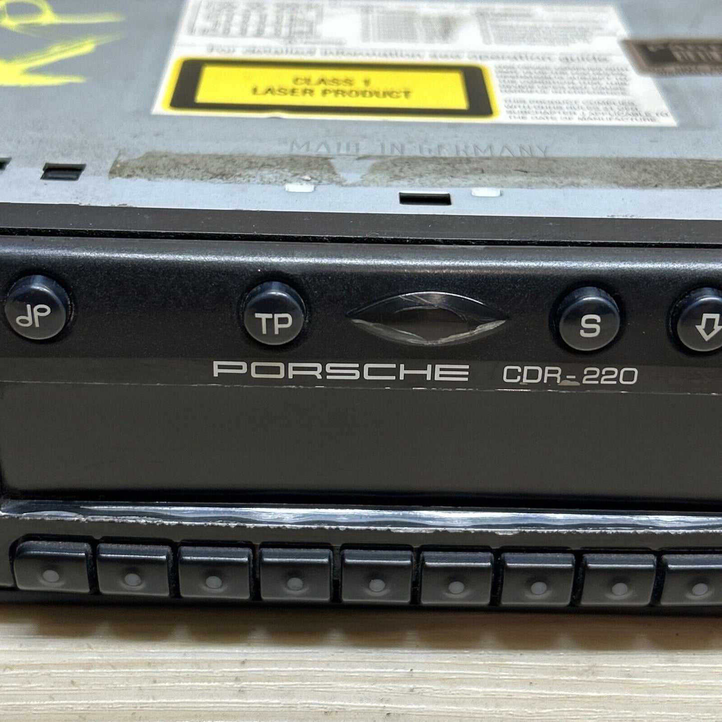 1996-2004 PORSCHE BOXSTER 911 986 OEM FRONT CD PLAYER RADIO STEREO RECEIVER HEADUNIT